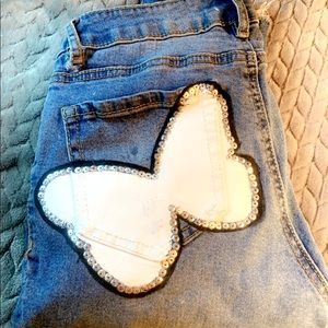 Custom painted on jeans